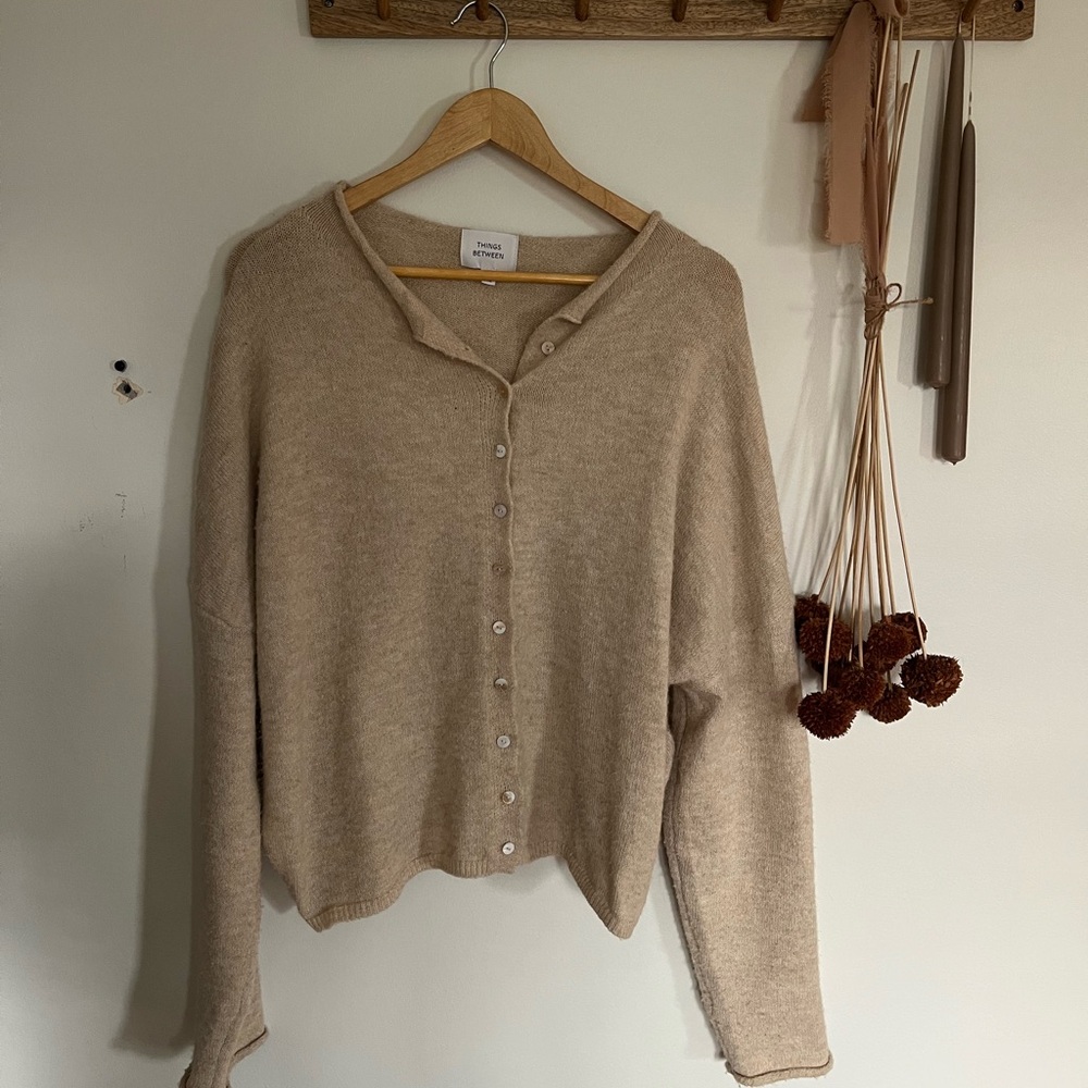 Things Between Oatmeal Cardigan - image 1